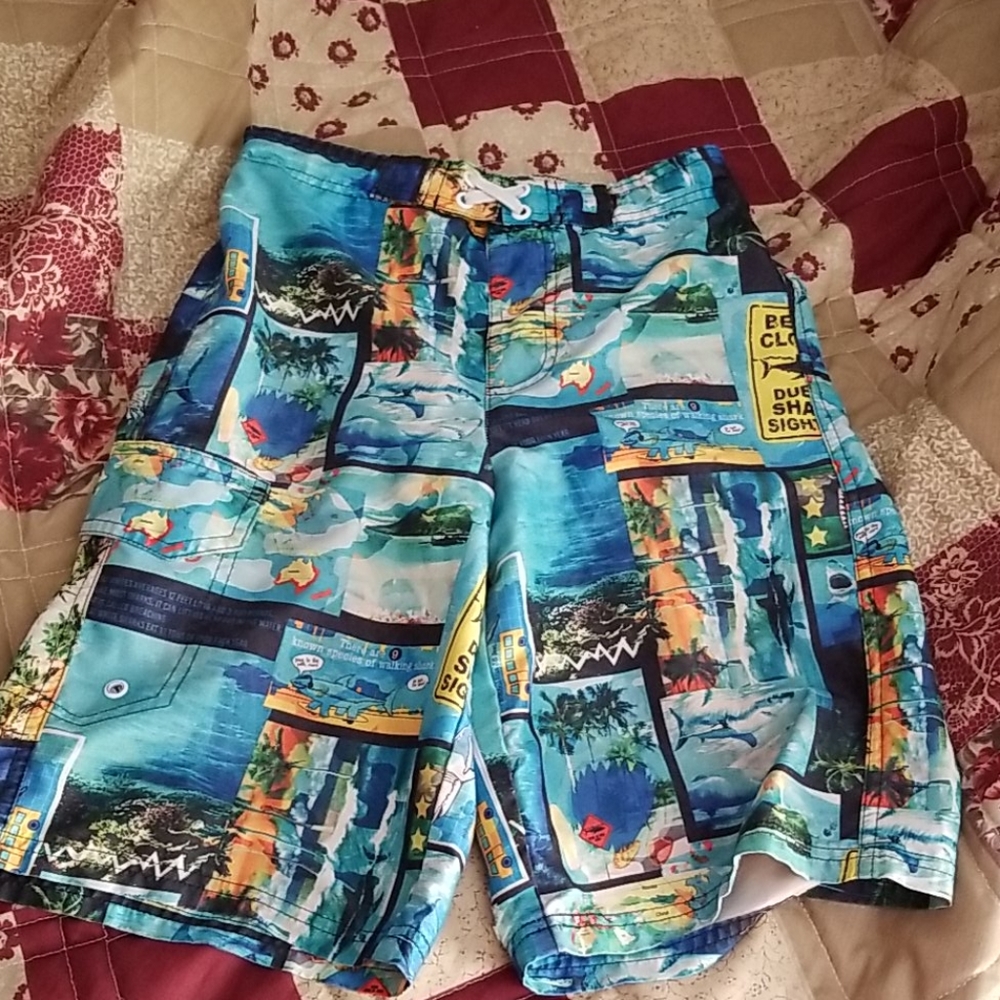 Ocean Pacific boys swim trunks